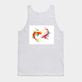 Koi Fish Couple Tank Top